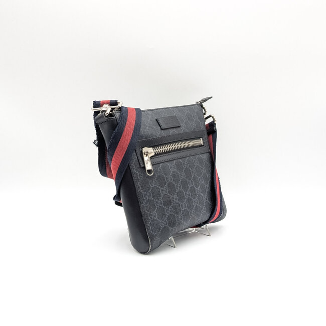 Handbag Gucci Supreme Black Monogram Messenger 125115083