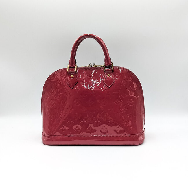 Handbag Louis Vuitton Alma Red Vernis PM 125105101
