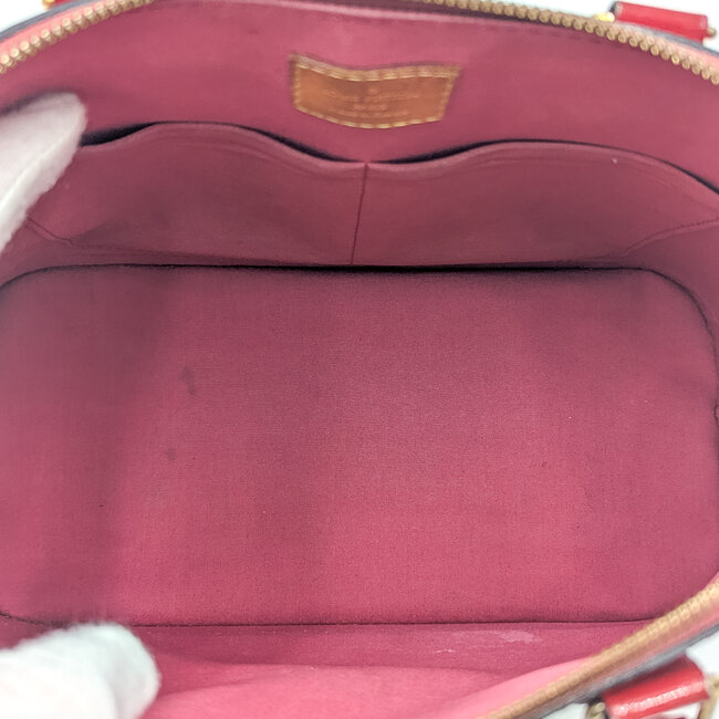 Handbag Louis Vuitton Alma Red Vernis PM 125105101