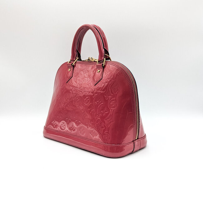 Handbag Louis Vuitton Alma Red Vernis PM 125105101