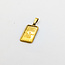 Pendant 1 gram Credit Suisse .9999 Gold 14ky/24ky 1.27g 126012005