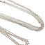 Necklace Chain Link 3 Strand 14kw 1.3mm 16.5" 3.85g 126012001