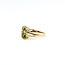 Ring 2-Row 4ctw Green Peridot 10ky 2mm Sz7 3.19g 226020007