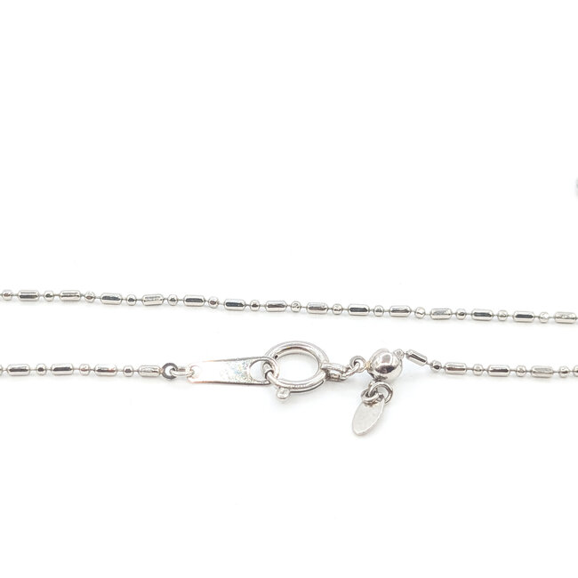 Pendant Double Heart W/Chain .89ctw Round Diamonds .25ctw Pink Sapphire pt900 23x12mm 15-17.5" 5.65g 126020029