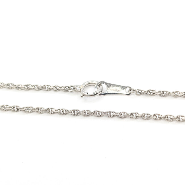 Pendant Drop .14ctw Round Diamonds .44ct Red Ruby pt900 14x8mm 14-16" 5.66g 126020041