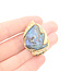 Pendant Custom .45ctw Round Diamonds 39.46ct Australian Opal 18ky 1.4x1" 18.8g 126020038