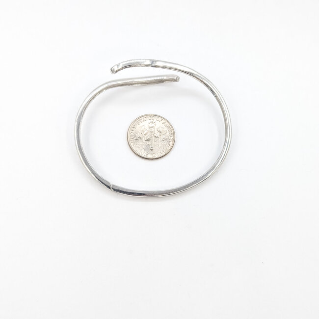 Bracelet Bangle 0.21ctw Round Diamonds 18kw 6.5" 8.87g 126020039