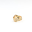 Ring Snake .03ctw Round Diamonds 18ky 14mm Sz5.25 4.16g 126020015