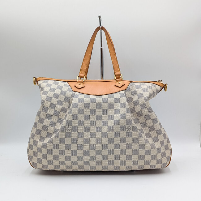 Handbag Louis Vuitton Siracusa Damier Azur GM 126025003