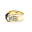 Ring 1.00ctw Princess Diamonds .80ctw Blue Sapphire 18ky 6.5mm Sz6.5 8.6g 226020014