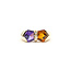 Ring Bow .02ctw Round Diamonds 3ctw Amethyst & Citrine 14ky 6.65mm Sz6.25 5g 226020016
