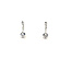 Earrings Stud Dangle 0.434ctw Round Diamonds 18kw .6x.15" 1.75g 126020024