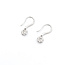 Earrings French Hook Drop 0.5ctw Round Diamonds 18kw .75x.25" 1.63g 126020021