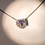 Pendant Drop W/Chain .29ctw Round & Marquise Diamonds .27ct Color Changing Alexandrite 18kw 14.5-15.5" 3.12g 126020035
