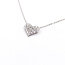 Necklace Heart 0.4ctw Round Diamonds 18kw 11.5x10mm 15-17.5" 2.73g 126020040