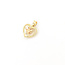 Pendant Floral Heart 14ktt .95g 126022003