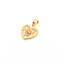 Pendant Floral Heart 14ktt .95g 126022002