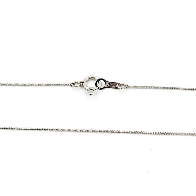 Pendant Cross W/Chain 0.26ctw Round Diamonds pt950 13x10mm 14.5x15.5" 2.44g 126020031