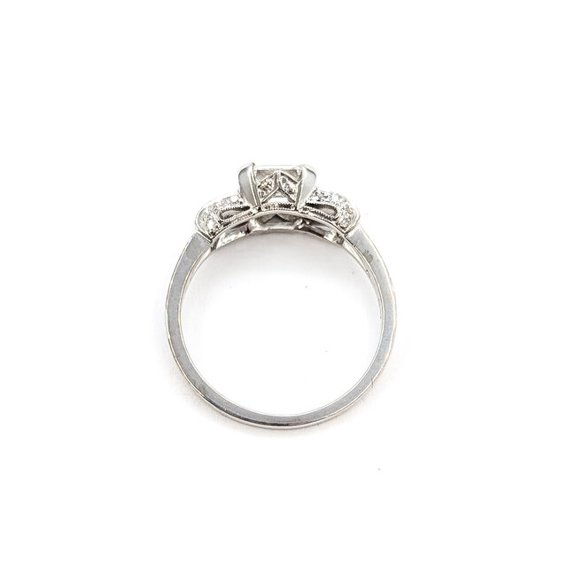 Ring 7-Stone 1.08ct Asscher Lab Grown Diamond IGI: 727512435 .60ctw Diamonds 900pt 3.52g Sz6 125100026