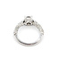 Ring Pave 1.00ct Round Lab Grown Diamond IGI: 752538437 1ctw Near Colorless Diamonds 14kw 2.8mm Sz6.25 3.75g 125120015