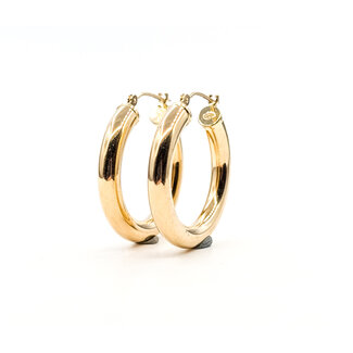 Earrings Hoop 14ky 4mm .9" 2.42g 126022006
