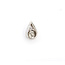 Pendant Tear Drop .17ct Round Diamond 14kw 10x6mm .95g 126020056