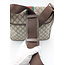 Messenger Gucci Ophidia Medium Biege Canvas & Dark Brown Leather 126025008
