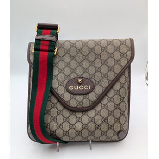 Messenger Gucci Neo Envelope Canvas & Brown Leather 126025012