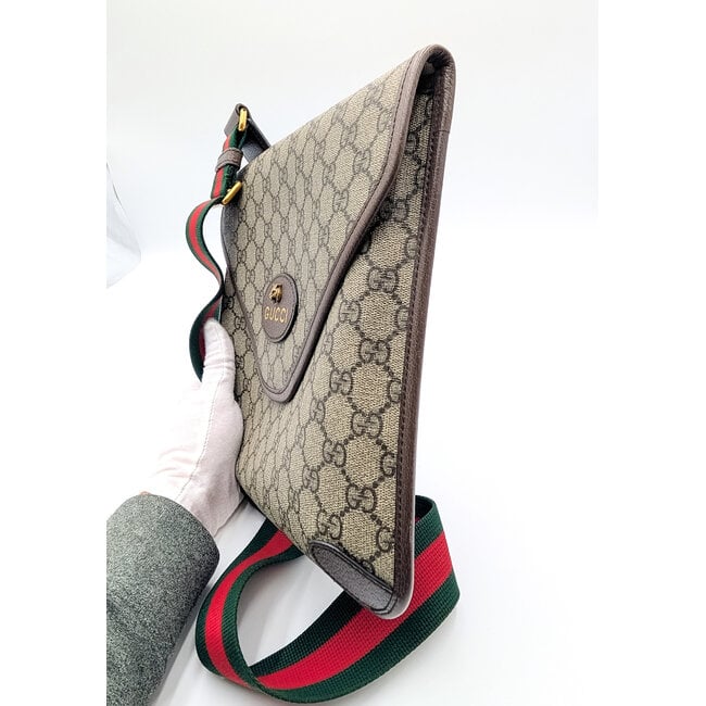 Messenger Gucci Neo Envelope Canvas & Brown Leather 126025012