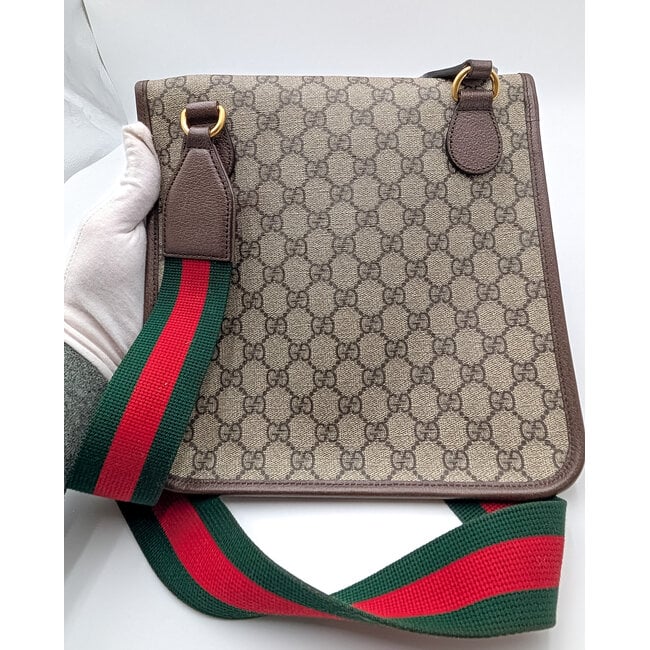 Messenger Gucci Neo Envelope Canvas & Brown Leather 126025012