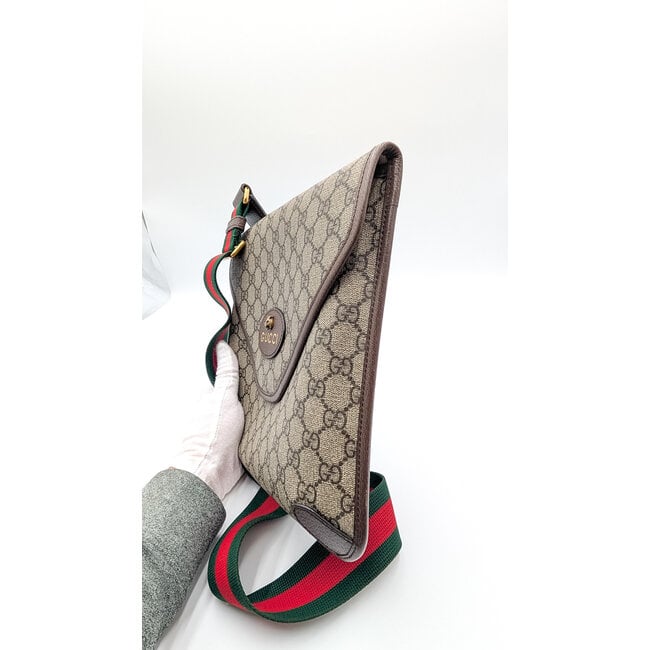 Messenger Gucci Neo Envelope Canvas & Brown Leather 126025012