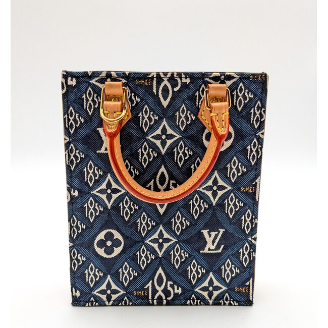 Crossbody Louis Vuitton Petite Sac Plat 1854 Navy M80288 126025014