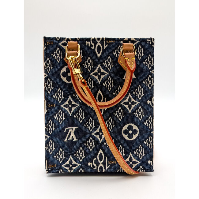 Crossbody Louis Vuitton Petite Sac Plat 1854 Navy M80288 126025014