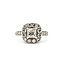Ring Engagement Filigree .60ct Princess Diamond .75ctw Diamonds 14kw 10.5x10.5mm Sz4.75 4.81g 226020035