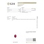 Ring Halo 0.16ctw Round Diamonds GIA Report: 7235149299 1.15ct Red Ruby 14ky 11mm Sz7 2.3g 226020057
