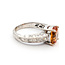 Ring Milgrain Pave 0.2ctw Round Diamonds GIA Report: 5232455809 3.98ct Orange Spessartite Garnet 14kw 4mm Sz6.5 6.9g 226020053