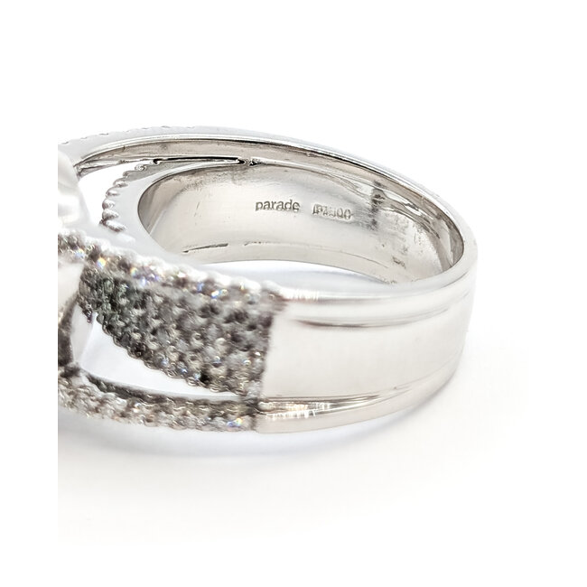 Ring Halo Tear Drop 0.8ctw Round Diamonds GIA Report: 5221596137 2.33ct Seafoam Tourmaline (Paraiba)    Platinum 16mm Sz7 17.85g 226020054