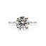 Ring Engagement Solitare 3.34ct Round Lab Grown Diamond IGI: 624431681 14kw Sz8.5 5.8g 125120036