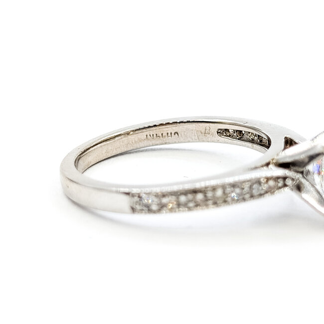 Ring Wedding Set 1.52ct Oval Lab Grown Diamond IGI: 758551765 .33ctw Near Colorless Diamonds 14kw 5mm Sz7 6.4g 125120052