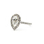 Ring Tear Drop 1.14ct Pear Lab Grown Diamond IGI: 547238563 .38ctw Round Diamonds 14kw 13x9mm Sz4.5 4.4g 125060078
