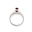 Ring Gallery 0.38ctw Round Diamonds 0.72ct Red Ruby Platinum 2.5mm Sz6.5 5.05g 226020062