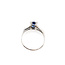 Ring Engagement 0.09ctw Round Diamonds GIA Report: 2235209692 1.64ct Blue Sapphire 14kw 1.7mm Sz7.5 2.6g 226020064