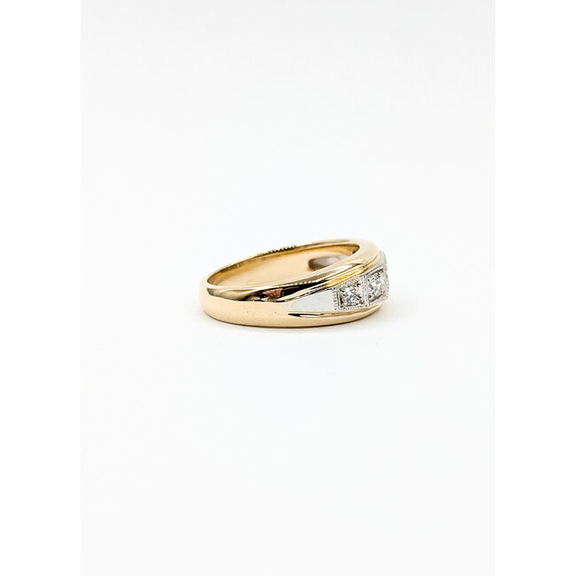 Ring Engagement 5-Stone .45ctw Round Diamonds 14ky Sz9.75 8.1g 225120031