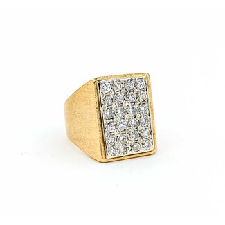 Ring 1.50ctw Round Diamonds 18ky sz10.5 224110019