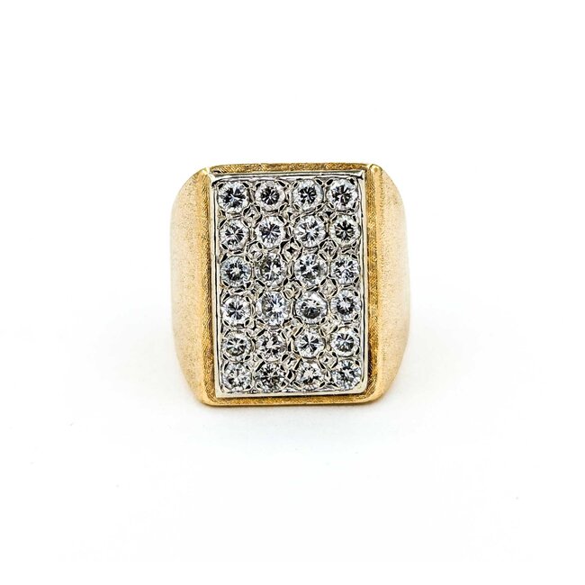 Ring 1.50ctw Round Diamonds 18ky sz10.5 224110019