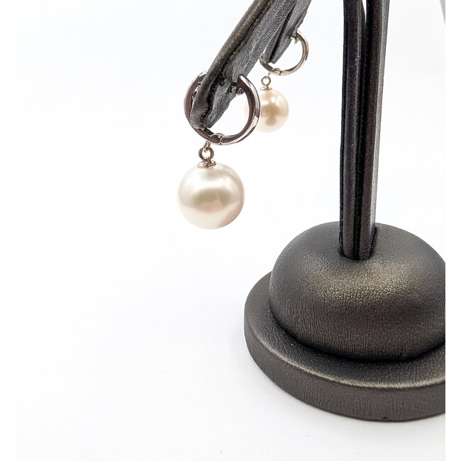 Earrings Drop .50ctw Round Diamonds 11.5mm Akoya 14kw 26x11.5 5.98g 225040002