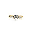 Ring 3-Stone Wedding Set .75ctw Round & Baguette Diamonds 14ky 3mm Sz5.75 3.35g 225120021