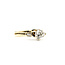 Ring 3-Stone Wedding Set .75ctw Round & Baguette Diamonds 14ky 3mm Sz5.75 3.35g 225120021