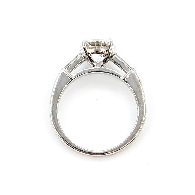 Ring 3-Stone 1.98ct Lab Grown Diamond LG681514034  .40ctw Near Colorless Diamonds 14kw 2.2mm Sz7 3.66g 125110052