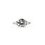 Ring Engagement 7-Across 1.85ct Round Brilliant Lab Grown Diamond IGI: 697520556 .50ctw Diamonds 18kw 1.8mm Sz6 2.7g 125100050